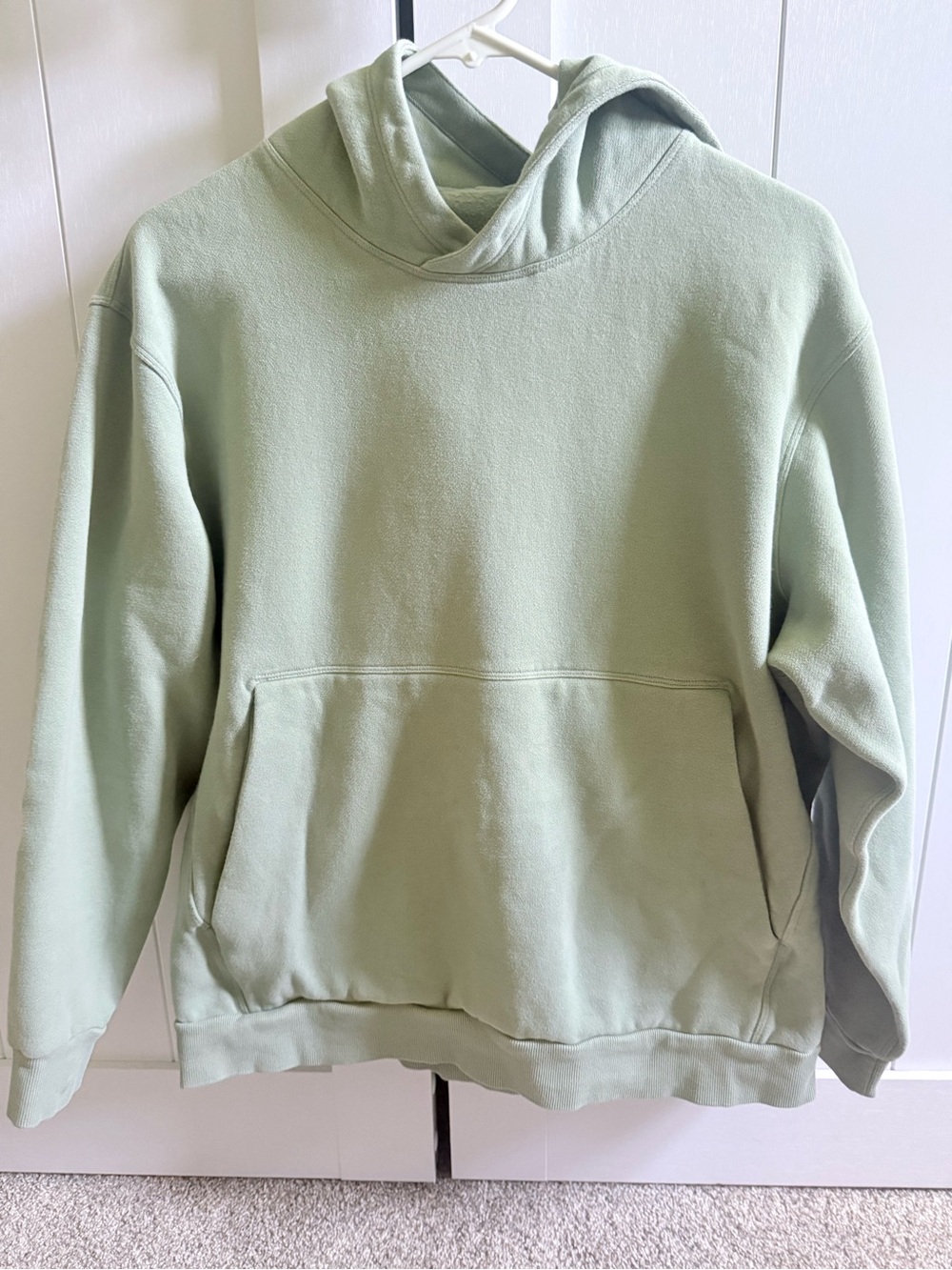 Lululemon women’s sage green hoodie, size medium